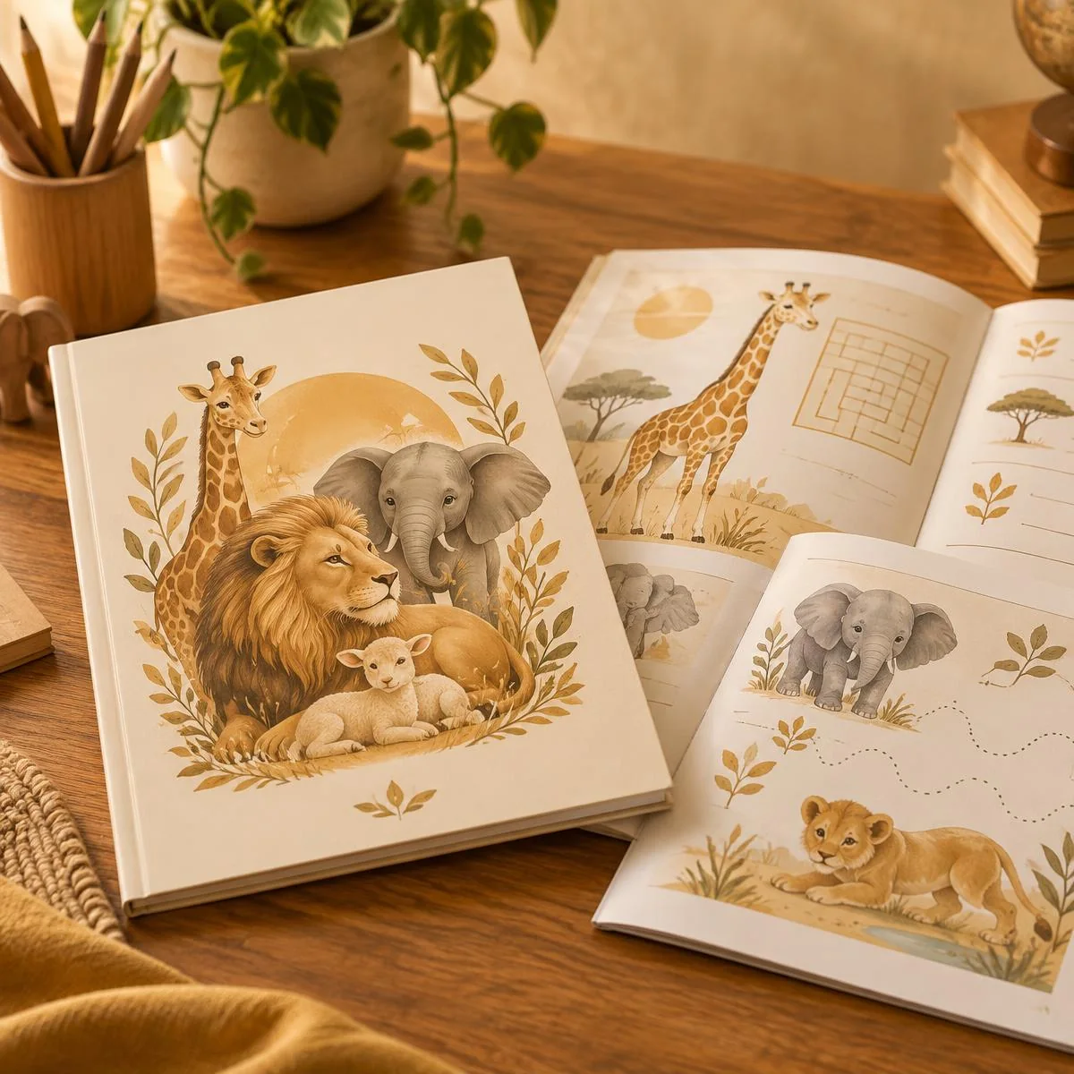KJV Scripture & Animals Book